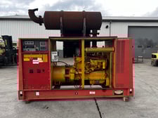 225 KW Caterpillar #3306B-DI, diesel generator set, 120/208 Volts, 881 hours, 370 HP @ 1800 RPM, open skid