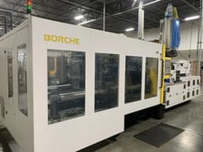 660 Ton, 82 oz., Borche #BU600, horizontal injection molding machine, KEBA 2880 Control, 2020