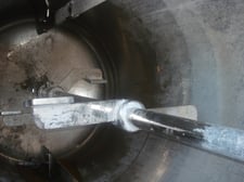 1500 gallon C.H.H. Enterprises reactor, 316L Stainless Steel, 427 psi, Carbon Steel jkt, 142 psi
