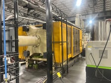 650 Ton, 290 oz., Husky #RS135/135, horizontal injection molding machine, 135mm screw, 2012