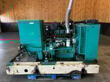 35 KW Cummins #35DGBB-5918, diesel generator set, 120/208 Volts, 854 hours, 62 HP @ 1800 RPM, 4B3.9-G2