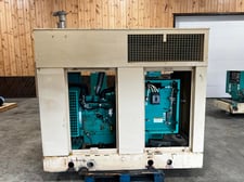 35 KW Cummins #35DGBB-6556, diesel generator set, 120/208 Volts, 596 hours, 60 HP @ 1800 RPM, 4B3.9-G2