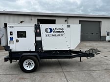 100 KW Magnum #MGG100M, Natural gas generator set, 480 Volts, 722 hours, 150 HP @ 1800 RPM, Generac