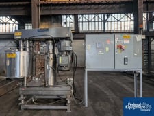 50 gallon Scott Trubon #DAV-50, Stainless Steel Planetary Mixer, vacuum rated, anchor agitator, 50 hp