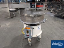 24" Kason #K242S, Screen, Stainless Steel Single Deck & Cover, .33 hp, 230 volt, serial# KCN-1204
