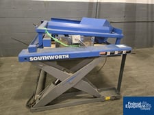 4000 lb. Southworth #ZLS4-35, Pallet Lifter, carbon steel construction, hydraulically actuated