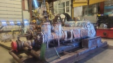 580 GPM @ 550 psi, Oilwell #712-P, Duplex Bare Shaft Pump, 12" stroke, 5.05:1 Ratio, 220 HP, 70 RPM