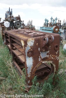 Ajax #Q-250-S, Quintuplex Power End Frame Only, 69 GPM @ 5150 psi, 1.5"-2" x 5", 250 HP, 360 RPM