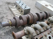 Ajax #Q-600, Quintuplex Crankshaft Only w/5.5" crankshaft extension, 600 HP, 327 RPM