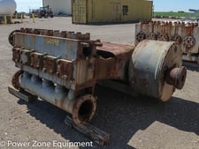 500 GPM @ 995 psi, Wheatley #HP-375L, Quintuplex Pump, 6.13" stroke, 4" plungers, 8" suction, 4" discharge