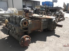 391 GPM @ 796 psi, Bethlehem #TP-6L, Triplex Pump, 6" stroke, 4" plungers, 6" suction, 3" discharge, 200 HP