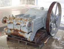 40 GPM @ 4400 psi, Gardner Denver #PEEAB, Triplex Production Pump, 5" stroke, 1.5" plungers, 4" suction