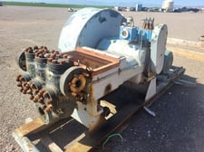 Gaso #3581-L, Triplex Pump, 5" stroke, 3" plungers, 4" suction, 2" discharge, 119 HP, 360 RPM