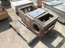 National #J-100, Bare Case w/(3) Pony Rods & Cross Heads, 209 GPM @ 5000 psi, 100 HP, 450 RPM