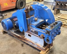 22 GPM, National #J-30-HCA, Triplex Pump, 2" stroke, 1.5" plungers, 2.5" suction, 1.5" discharge, 30 HP, 500