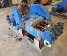 National #J-60-MCA, Triplex Pump, 3" stroke, 2" plungers, 2.5" suction, 1.5" discharge, 60 HP, 500 RPM