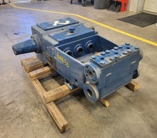 National #J-85-MC, Triplex Pump, missing plungers, 4" stroke, 2" suction, 85 HP, 450 RPM