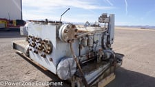 530 GPM @ 1455 psi, Oilwell #A-348-5, Triplex Production Pump, 8" stroke, 3" plungers, 6" suction, 4"