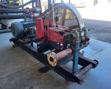 Wheatley #HP-100, Triplex Pump, 4.5" stroke, 3" plungers, 4" suction, 2" discharge, 100 HP, 500 RPM