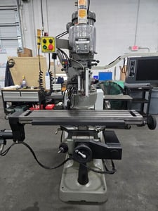 Bridgeport #Series-I, vertical mill, 9" x48" tbl., 2 HP, 35" X, 12" Y, 14" Z, 60-4200 RPM, R8, servo power