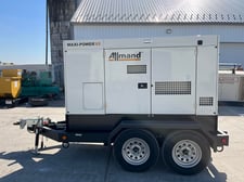 MaxiPower #MP65-8E1, diesel generator set, 63 KVA, 240/480 Volts, 4581 hours, 112 HP @ 1800 RPM, Isuzu