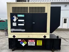80 KW Kohler #80REOZJB, diesel generator set, 120/240 Volts, 635 hours, 100 HP @ 1800 RPM, John Deere