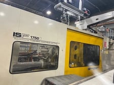 1750 Ton, 250 oz., Toshiba #ISF1750/DV10-110B, horizontal plastic injection molders, 126" daylight, 59.8" x