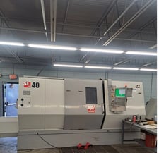 Haas #SL-40, CNC lathe, 34.5" swing, 15" chuck, 6.5" bar, 25.5" dia., 44" lgth, 12 turret, 40 HP, 2400 RPM