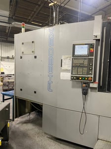 Toyoda #FH-630, CNC horizontal machining center, 40 automatic tool changer, 39.3" X, 31.5" Y, 33.4" Z, 7000