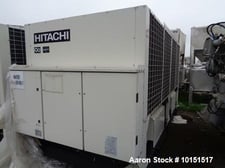 103 Ton, Hitachi #RCUG-150AHYZ1 H-Series, air cooled chiller, R407C, 415 volt/50 Hz, 2011