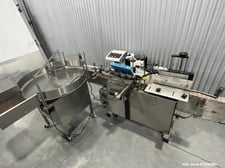 Label-Aire pressure sensitive wraparound labeler, Label size range: 1/2" - 5" (wide) x 1/2" -12" (length)