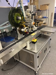 Marko-Tech #LR-230S, Automatic Horizontal Wraparound Labeler, label size range: 10mm - 60mm (width) with