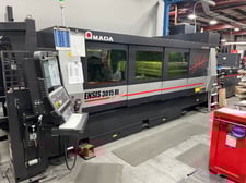 Amada #Ensis-3015RI-Rotary, 3000 watt, Flying Optic, 60" x 120" sheet size, Fanuc NT-PC Control, 2021