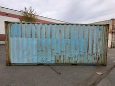 20' Blue standard shipping container, YYCU0070143