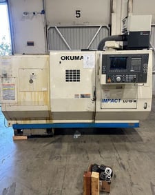 Okuma #Impact-LU15M, CNC lathe, 20.8" swing, 8" chuck, 20.04" machining length, 1999