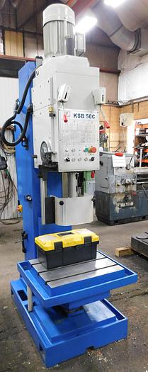 1.97" Knuth #KSB50C, drill press, 13" throat, 8" vertical head travel, 19" x 22" table #5MT, PDF