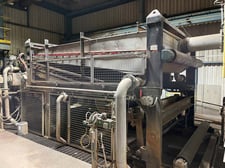 Phoenix #WX-2.5' belt filter sludge press, 536" upper belt length, 1045" lower belt length, 100" belt width