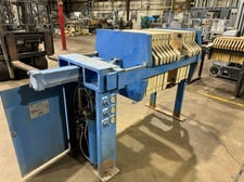 M.w. Watermark MW Watermark #FF630G38-100-3, filter press, air powered hydraulic pump, left hand, S/N FP00186