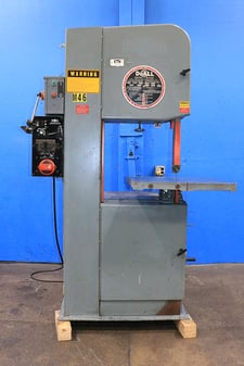 20" x 13" DoAll #2013-V, vertical band saw, 1" x 154" blade, variable speed, tilt table, DBW-15 blade