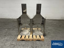Stainless Steel Barrel Dumpers, provisions for bin lifter attachment (2 available)