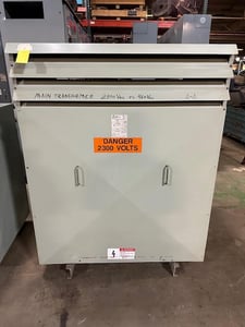 500 KVA 2300 Primary, 460 Secondary, Hammond Manufacturing, 3 Phase, 60HZ Dry
