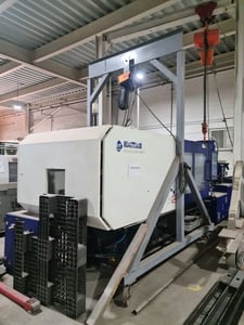 360 Ton, 31.4 oz., Haitian #MA-3200/1700, servo-hydraulic horizontal plastic injection molder,, 26.77" x