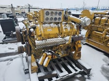 665 HP Caterpillar #3412B-DITA, Industrial Engine w/Transmission, 18847 hours