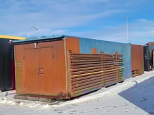 100 HP Volcano #5B-100B-D1HL, Boiler, Oil-Fired, 12x42 skid, 29.5 GPH, 505 service factor, 230 V