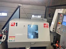 Haas #CL-1, gang type lathe, Haas Next Gen Control, 1" bar, manual 3-jaw 4" scroll chuck, 2017