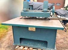 Diehl #SL-55, Straight Line Rip Saw, 12" min. part length, 16" Blade capacity, 4" cut depth, 50.5" width x