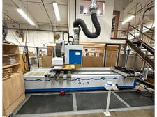 Weeke #BHC-350-4/10, CNC Machining Center, 147" X, 49" Y, 3.1" max thickness, 3.5 HP, 1500-7000 RPM, 2004