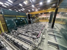 Lisec #VB-33-Combi-Line, Fully Automatic Combi Line System, 2600 x 3700 mm Sheet, 120 m/min. Cut speed, 2003