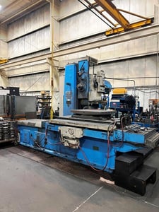 4" DeVlieg #43K72, jig mill w/DeVlieg air lift rotary table, Commander III programmable controls, 10 HP, 1971