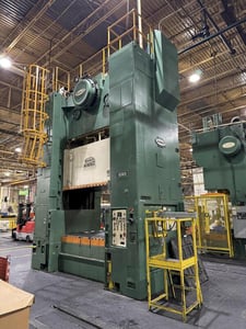 40 Ton, Danly #S2-450-96-54, straight side double crank, 20" stroke, 56" Shut Height, 12" adj., 25 SPM, 96"